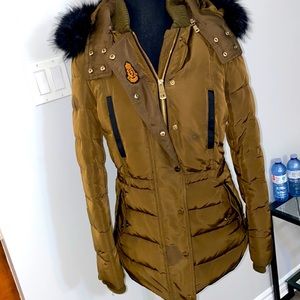 Winter jacket From Zara dark green